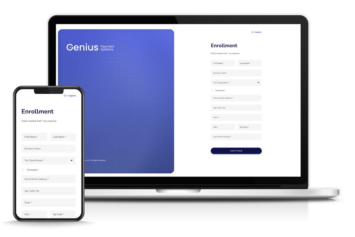 screenshot of Genius Payment Facilitation